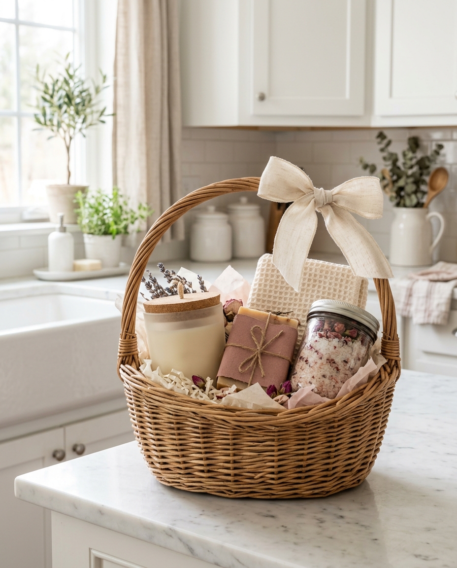 A Quiet Moment — gift basket by Thoughtfully Yours by Sue
