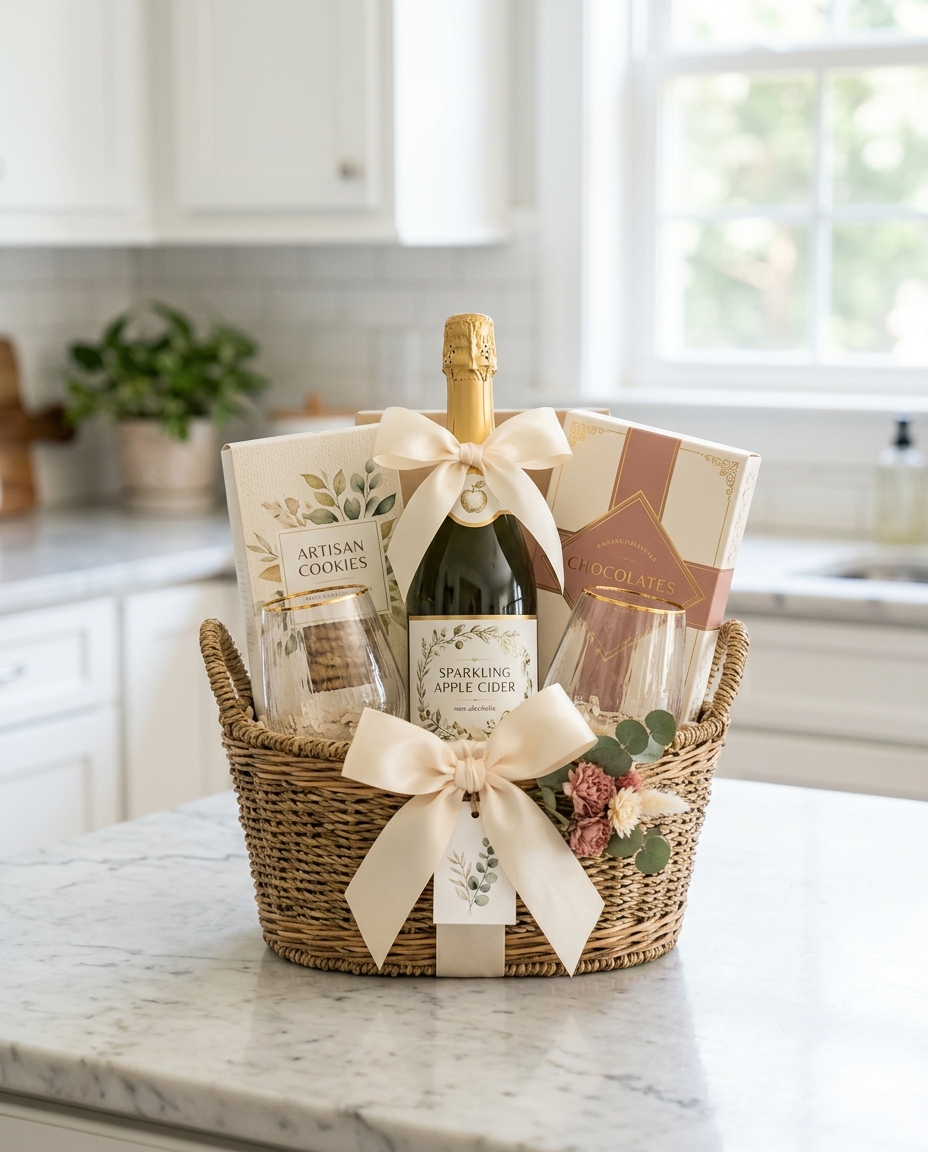 A Little Celebration — gift basket by Thoughtfully Yours by Sue